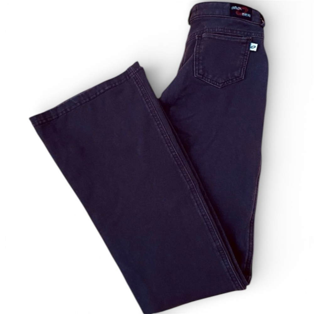 CONTAGEM BROWN PANTS SIZE 40 EU and US 10 WIDE LEG LOW RISE